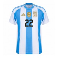 Argentina Lautaro Martinez #22 Domaci Dres Copa America 2024 Kratak Rukav